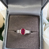 Ruby Rose Sterling Silver Ring