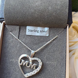 Sterling Silver Mum Necklace