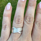 Interwoven Sterling Silver Ring