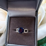 Midnight Blue Sterling Silver Ring