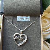 Sterling Silver Mum Necklace