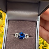 Midnight Blue Sterling Silver Ring