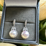 Sterling Silver Pearl Drop Earrings