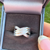 Interwoven Sterling Silver Ring