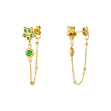 Andrea Earrings - Emerald