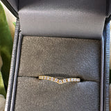 Eternity V Moissanite Ring- Gold