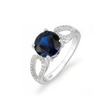 Midnight Blue Sterling Silver Ring