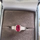 Ruby Rose Sterling Silver Ring
