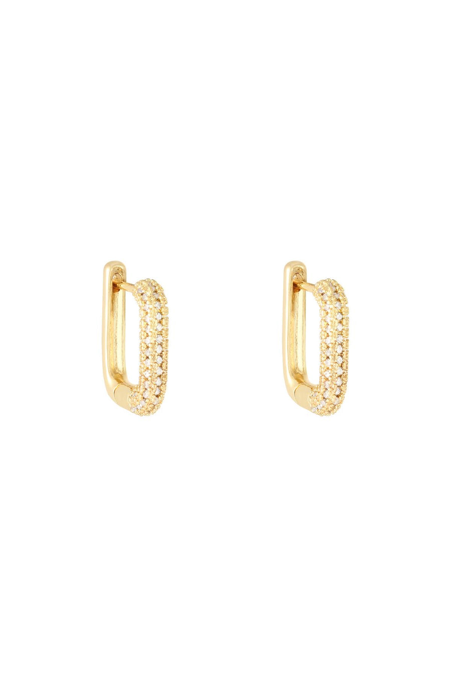 Camilla Rectangle earrings - Gold& Silver Available