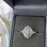 Sophie Moissanite Ring- Silver