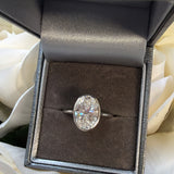 Celeste Oval Bezel Ring – Silver - sterling silver