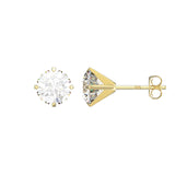 9ct 6mm Studs- 9ct gold earrings