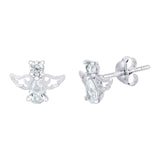 Sterling Silver Angel Earrings