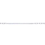 Tennis & Link Bracelet - Sterling Silver