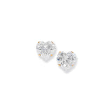 9ct Heart Studs- 9ct gold earrings