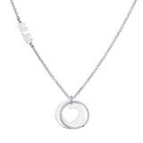 Sterling Silver Mum Necklace