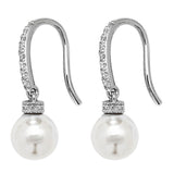 Timeless Sterling Silver Pearl Drop Earrings