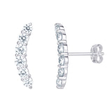 Sterling Silver Classic Shape Earrings