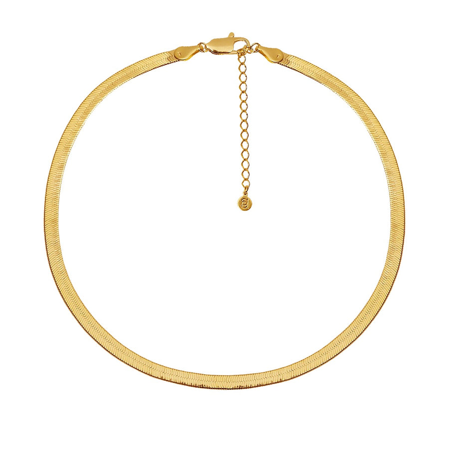 Herringbone Gold Necklace