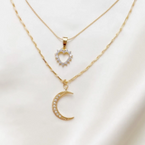 Necklace Bright Heart (14ct Gold Plated)